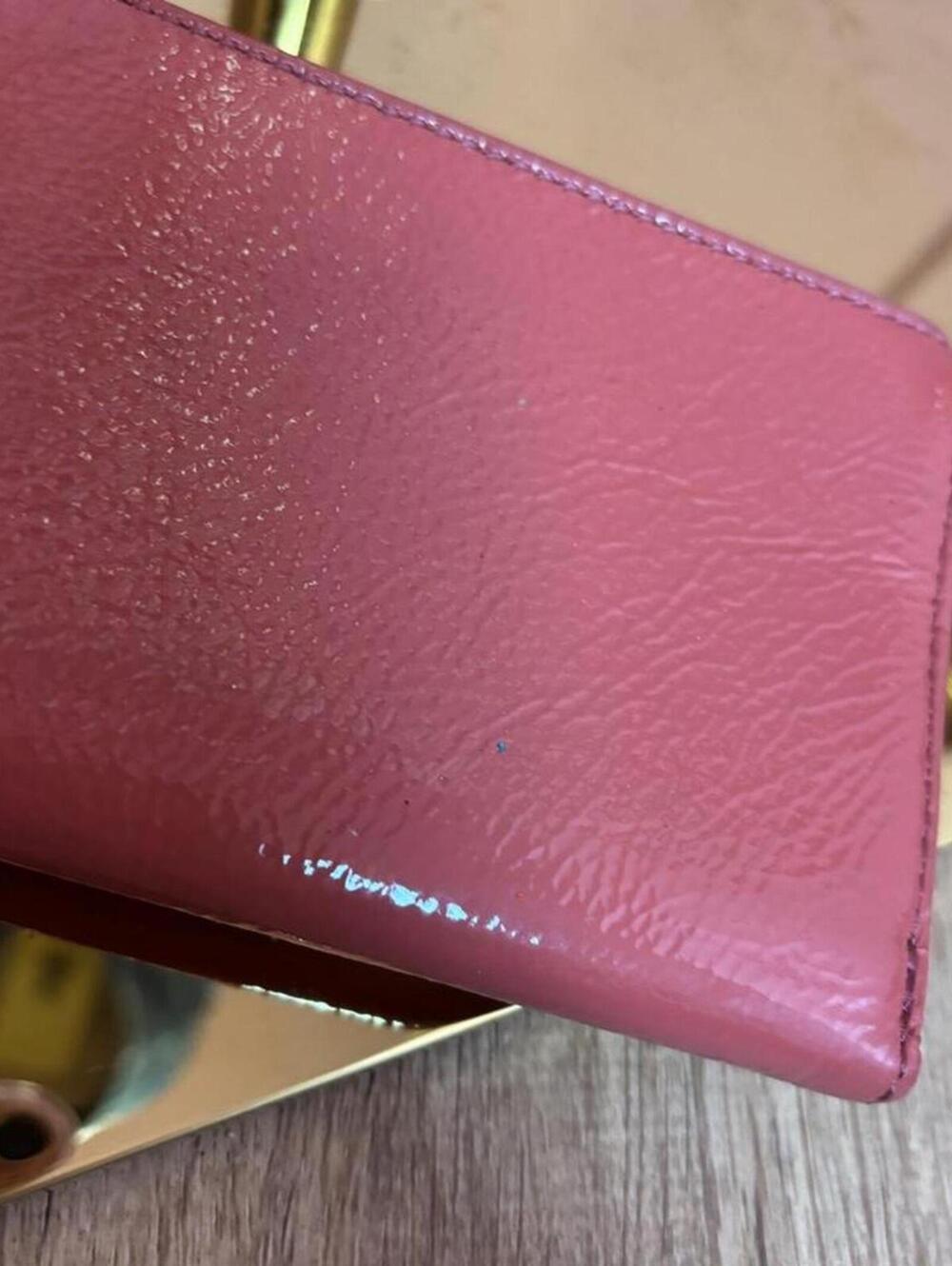 Coach Pink Wallet Trifold Leather - Picture 6 of 8